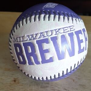 Collectible Milwaukee Brewers Purple Baseball Z105